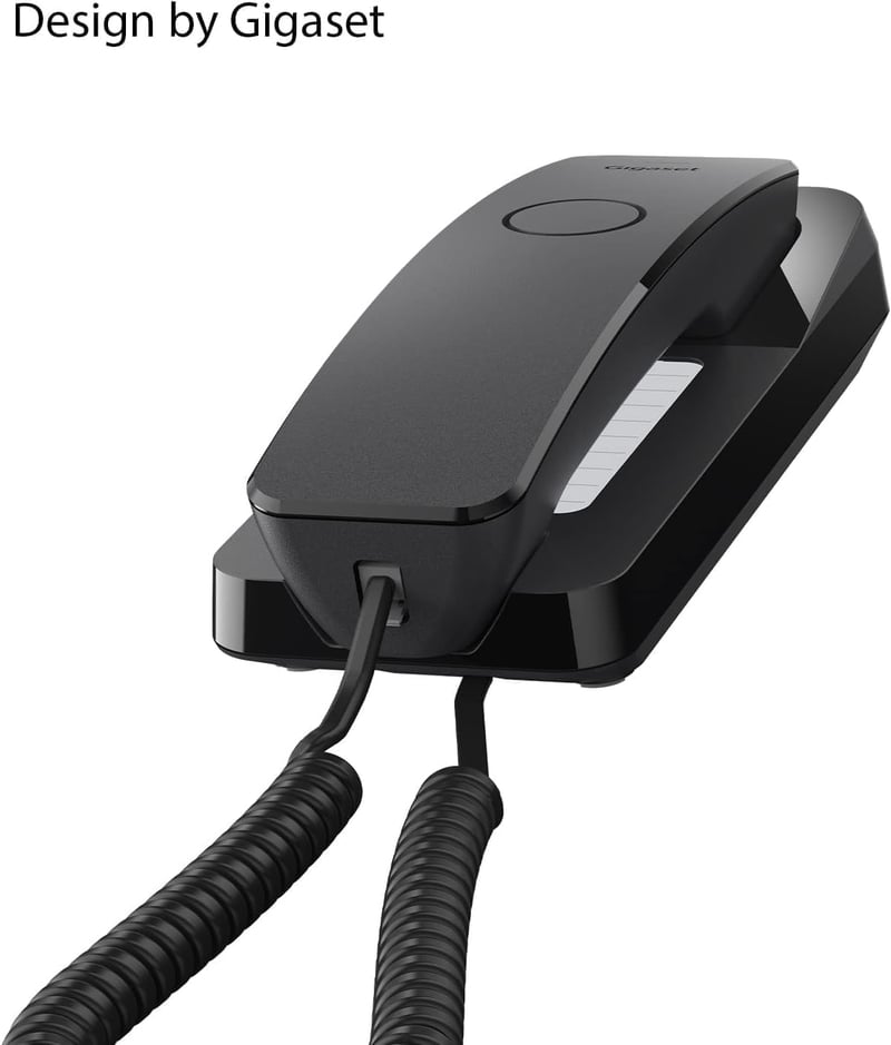 Gigaset Desk 200 Vezetékes Telefon Kompakt Tárcsázás Fekete - Black