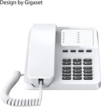 Gigaset DESK 400 vezetékes telefon fehér, hallókészülék kompatibilis 5
