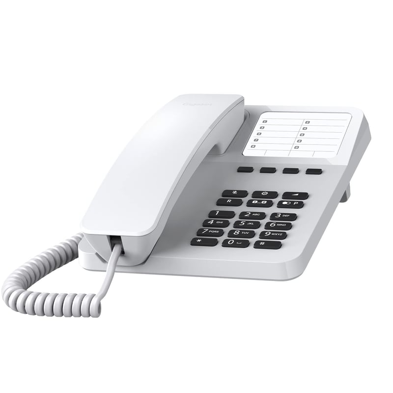 Gigaset DESK 400 žični telefon, kompatibilan sa slušnim aparatima - bijeli