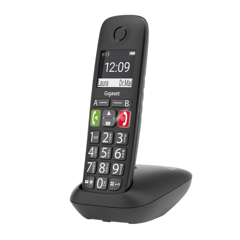 Bežični telefon Gigaset E290 - crni