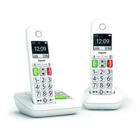Gigaset E290A Duo DECT bežični telefon s 2 slušalice - bijeli 1