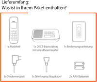 Gigaset AS690A DECT vezeték nélküli telefon nagy kijelzővel és gombokkal 6