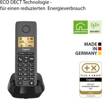 Gigaset Pure 120 vezeték nélküli telefon hívásszűrővel és ECO DECT antracit 5