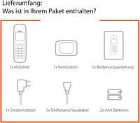 Gigaset Pure 120 vezeték nélküli telefon hívásszűrővel és ECO DECT antracit 6