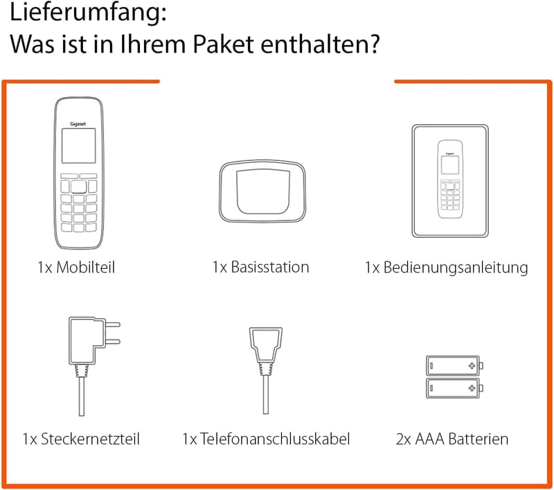 Gigaset Pure 120 vezeték nélküli telefon hívásszűrővel és ECO DECT antracit