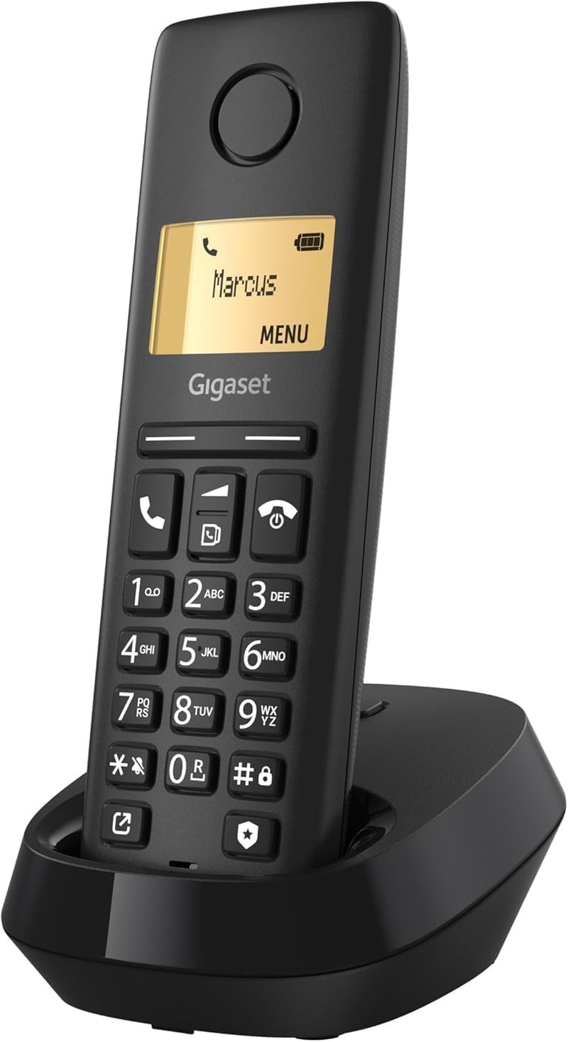 Gigaset Pure 120 vezeték nélküli telefon hívásszűrővel és ECO DECT antracit