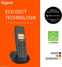Gigaset Pure 220 DECT telefon hívásblokkoló gombbal és kihangosítóval - antracit fekete 5