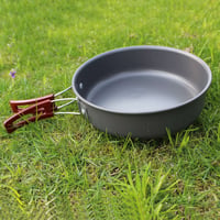 Tigaie de camping Giilayky, portabilă, antiaderentă, pentru gătit în aer liber, picnic, drumeții și camping 2