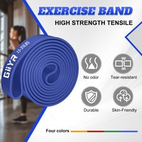Sada odporových gúm Giiyr Fitness s 5 úrovňami (5 – 125 lbs), 5 ks cvičebných pásov pre mužov a ženy, na jogu, pilates, pomoc pri zhyboch, silový tréning 5