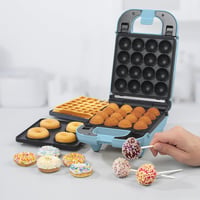 Giles & Posner 3 az 1-ben mini sütemény készítő gép - fánk, cake pop, gofri 7