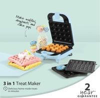 Giles & Posner 3 az 1-ben mini sütemény készítő gép - fánk, cake pop, gofri 3
