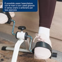 GIMA Basic pedálozógép otthoni fizioterápiához, mini fitness bike kar- és lábedzéshez 5