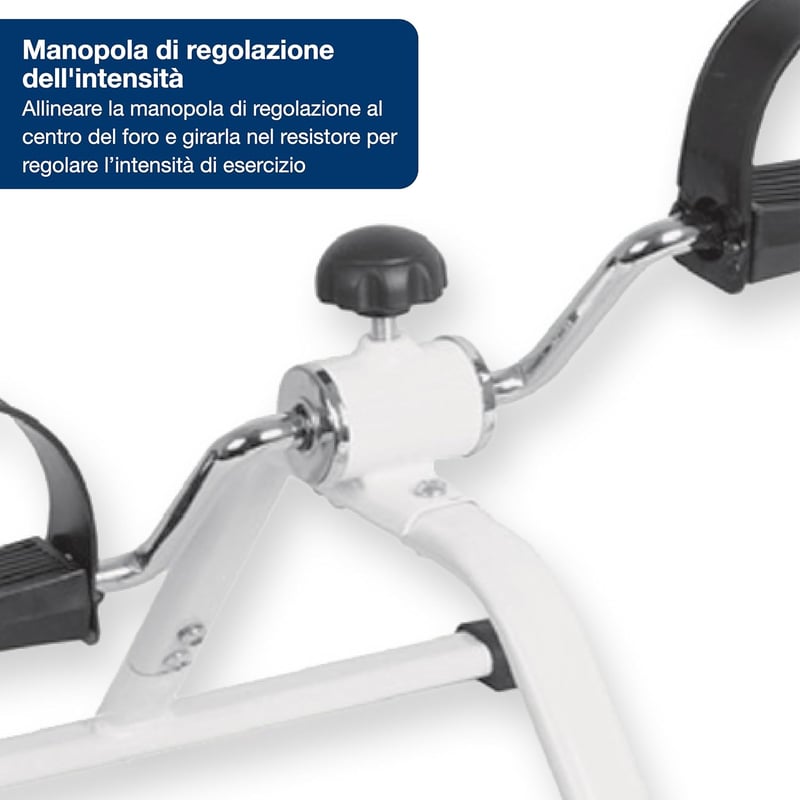 GIMA Basic pedálozógép otthoni fizioterápiához, mini fitness bike kar- és lábedzéshez