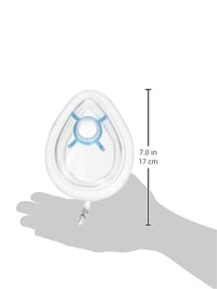 GIMA Egyszemélyes Arcmaszk N95 Felnőtt Extra Large 6db 4