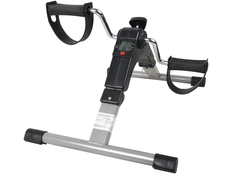 GIMA Összecsukható pedálozógép kijelzővel, otthoni fizioterápia, fitness mini kerékpár
