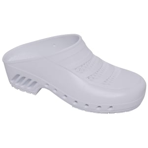 GIMA 26415 Saboți medicali profesionali, cu partea superioară ventilată, albi - mărimea 38 (EU)