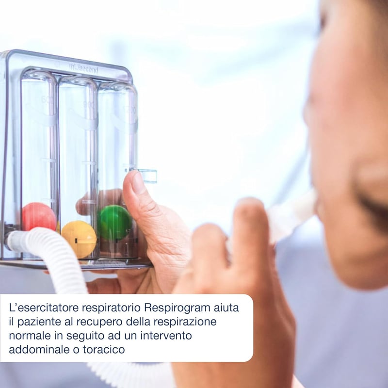 GIMA Respiprogram Tüdőgyakorlató Légzésgyakorlás Eszköz