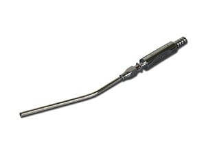 GIMA 26798 Ružasta ušna kanila za aspirator, promjer 3 mm, 15,5 cm