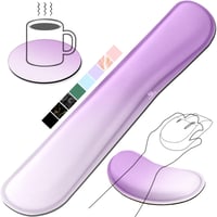 Gimars ergonomikus csuklótámasz billentyűzethez és egérhez, géltöltetes memóriahab - lila gradient 1