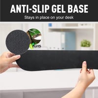 Gimars ergonomikus csuklótámasz billentyűzethez és egérhez, géltöltetes memóriahab - lila gradient 6