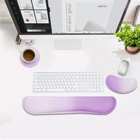 Gimars ergonomikus csuklótámasz billentyűzethez és egérhez, géltöltetes memóriahab - lila gradient 9