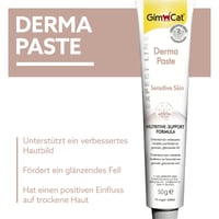 Pastă pentru pisici GimCat Expert Line Derma Paste - Susținerea sănătății pielii și a blănii - 1 tub (50 g) 2