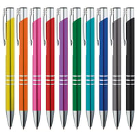 Set 20 Pixuri Metalice GIMEI | Calitate Premium, Cerneală Albastră, Scriere Ușoară și Fină | Design Metalic Elegant 1