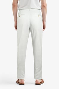 Pánske ľahké kockované chino nohavice GINGTTO Slim Fit, letné biznis nohavice s kockovaným vzorom 2