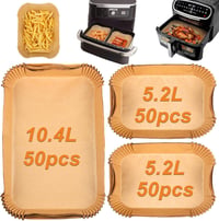 GINOYA Sütőpapír Ninja Foodi Cecotec Cosori Airfryer 150db Akcessória 1