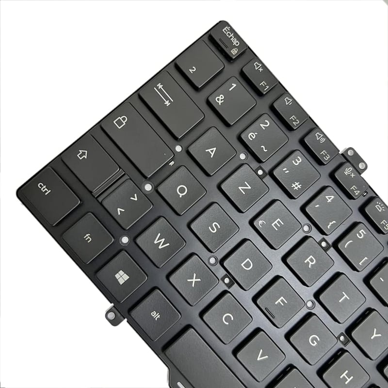 Gintai AZERTY Francia Billentyűzet Dell Latitude 7400 7410 5400 5410 Háttérvilágítás