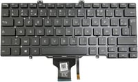 Gintai AZERTY Francia Billentyűzet Dell Latitude 7400 7410 5400 5410 Háttérvilágítás 2
