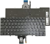 Gintai AZERTY Francia Billentyűzet Dell Latitude 7400 7410 5400 5410 Háttérvilágítás 9
