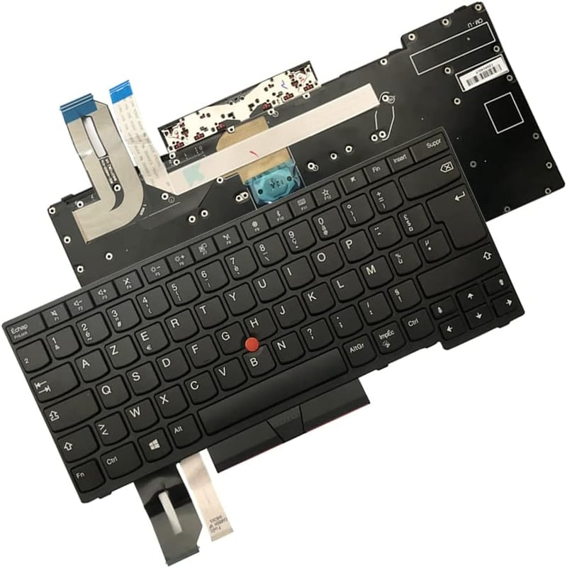 Gintai AZERTY Francia Billentyűzet Lenovo ThinkPad L380 L390 E480 T480S E490 L490 T495