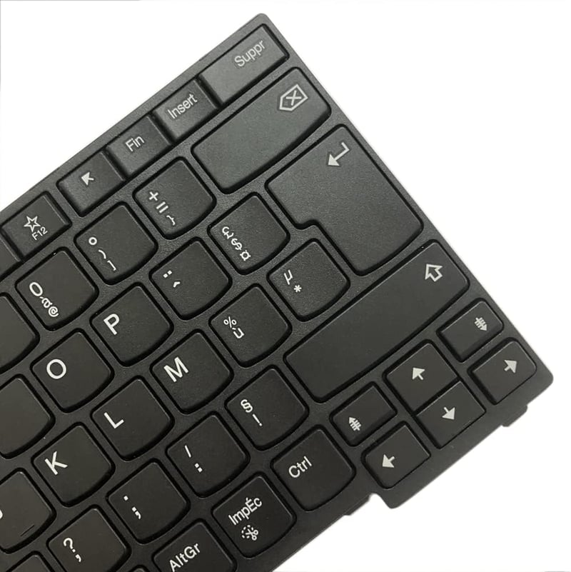 Gintai AZERTY Francia Billentyűzet Lenovo ThinkPad L380 L390 E480 T480S E490 L490 T495
