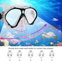 Gintenco Gyerek Snorkel Szett Panoráma Maszk Száraz Snorkelcsővel Anti-Fog 3