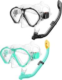 Gintenco Gyerek Snorkel Szett Panoráma Maszk Száraz Snorkelcsővel Anti-Fog 1