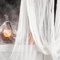 GIONAR Halloween Dekorációs Textil 5x2,15m Fehér Félelmetesség Parti Díszítés 1