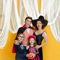 GIONAR Halloween Dekorációs Textil 5x2,15m Fehér Félelmetesség Parti Díszítés 7