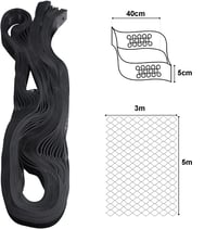 Grilaj de stabilizare a pietrișului GIONAR 15 m² (5x3 m), înălțime 5 cm, grilaj de protecție a gazonului, structură tip fagure, accesoriu pentru grădină 3