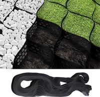 Grilaj de stabilizare a pietrișului GIONAR 15 m² (5x3 m), înălțime 5 cm, grilaj de protecție a gazonului, structură tip fagure, accesoriu pentru grădină 1