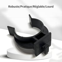 GIONAR Lábazati Rögzítő Klip 10 db Fekete Konyhai Bútor Lábazat Rögzítés Fürdőszoba Bútorhoz 5