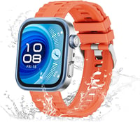 GIOPUEY Huawei Watch Fit 4/Fit 4 Pro/Fit 3 szilikon szíj lila, lélegző, kopásálló 5