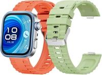 GIOPUEY Huawei Watch Fit 4/Fit 4 Pro/Fit 3 szilikon szíj lila, lélegző, kopásálló 6