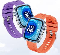 GIOPUEY Huawei Watch Fit 4/Fit 4 Pro/Fit 3 szilikon szíj lila, lélegző, kopásálló 3