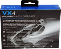 Gioteck VX4 Titanium vezetékes kontroller PS4 és PC játékvezérlő 3,5 mm audio csatlakozó gyors tüzelés ergonomikus kialakítás VX4PS445MU 4