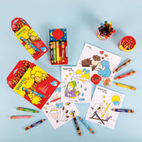 GIOTTO be-bè Super Lavabili Súprava obrích pasteliek – 7 mm hrot, 12 ks, mix farieb 2