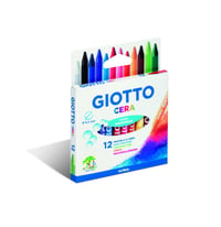 Giotto Cera Super zmývateľné voskové pastelky, 12 ks mix farieb 1