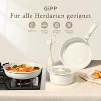 15-dielna súprava riadu GiPP s odnímateľnou rukoväťou, keramický nepriľnavý povrch, indukcia, stohovateľné, vhodné do rúry 5