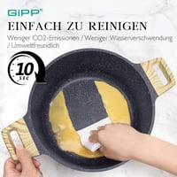 GiPP 21 részes indukciós edénykészlet,  minden tűzhelytípushoz 4