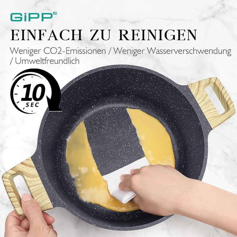 GiPP 21 részes indukciós edénykészlet,  minden tűzhelytípushoz